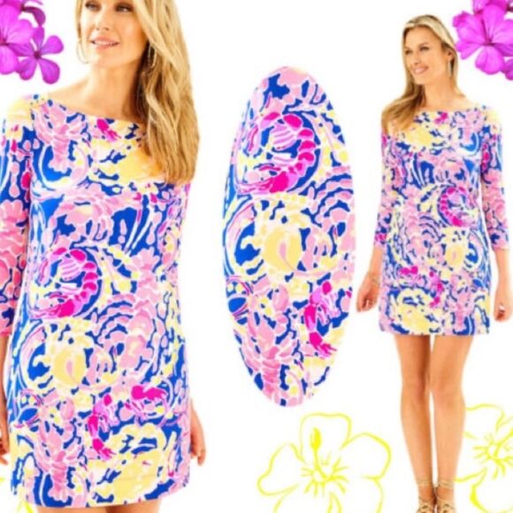 Lilly Pulitzer Brilliant Blue Catch and Release Sophie Dress - Picture 14 of 14